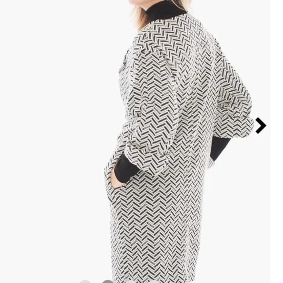 Chicos 3 Womens jacquard Chevron knit  Jacket Size XL pockets - Picture 7 of 7